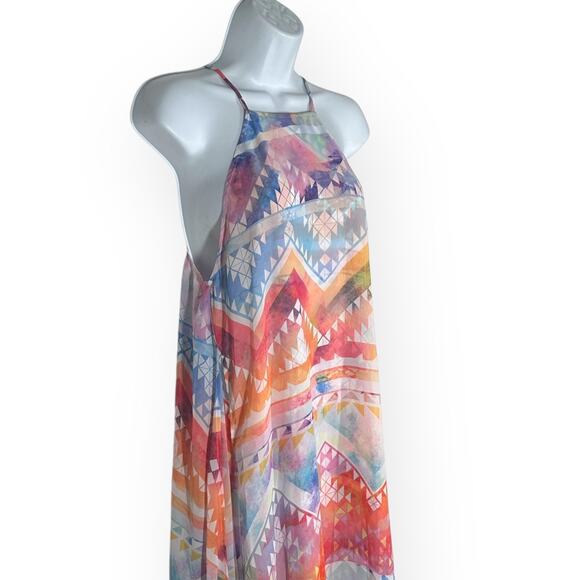 SHOW ME YOUR MUMU Bronte Salvation Mountain Maxi Dress Tropical Beach Cruise - Picture 6 of 13